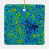 WMAP Microgolf Anisotropie Probe Universum Kaart Keramisch Ornament (Achterkant)