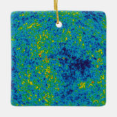 WMAP Microgolf Anisotropie Probe Universum Kaart Keramisch Ornament (Voorkant)