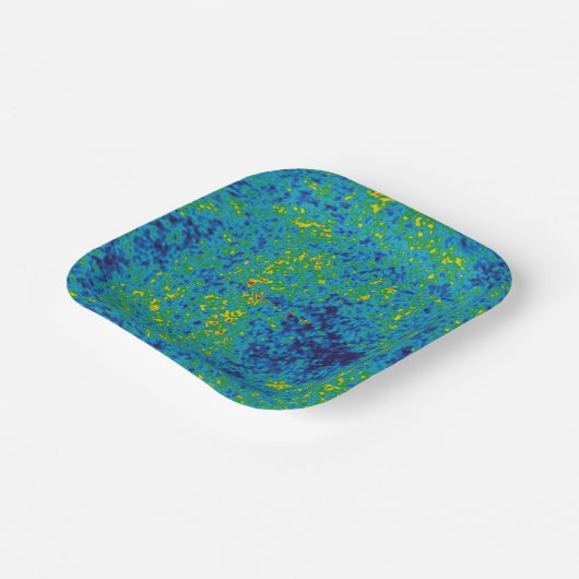 WMAP Microgolf Anisotropie Probe Universum Kaart Papieren Bordje (Gebogen)