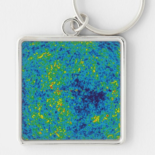 WMAP Microgolf Anisotropie Probe Universum Kaart Sleutelhanger (Voorkant)