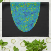 WMAP Microgolf Anisotropie Probe Universum Kaart Theedoek (Gevouwen)