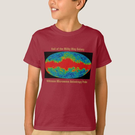 WMAP, sluier van het Melkwegstelsel over het heela T-shirt (Voorkant)