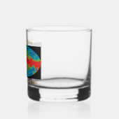 WMAP, sluier van het Melkwegstelsel over het heela Whisky Glas (Achterkant)