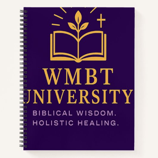 WMBT University of  Business  & Healing Notitieboek (Voorkant)