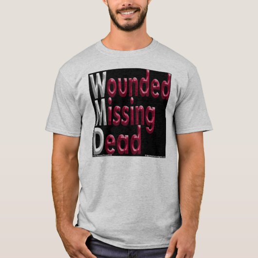 WMD gedefinieerd T-shirt (Voorkant)