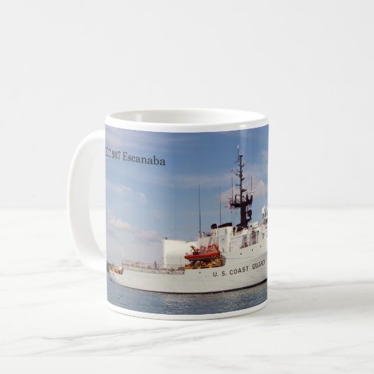 WMEC 907 Escanaba mok (Voorkant links)