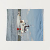 WMEC 907 Escanaba tapestry Wandkleed (Voorkant (horizontaal))