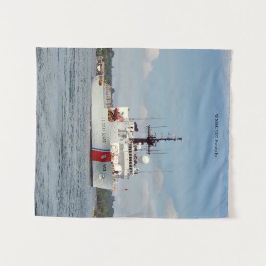 WMEC 907 Escanaba tapestry Wandkleed (Voorkant (horizontaal))