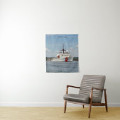 WMEC 907 Escanaba tapestry Wandkleed (In situ)