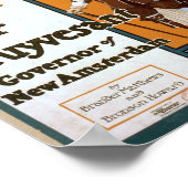 WmH Crane as Peter Stuyvesant Governor of New Amst Poster (Hoek)