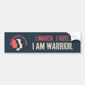 WMSD - WARRIOR BUMPERSTICKER (Voorkant)