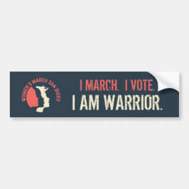 WMSD - WARRIOR BUMPERSTICKER