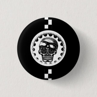 W'n Cafe Racer Sugar Skull Ronde Button 3,2 Cm