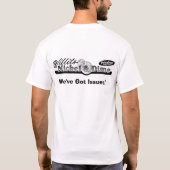 WN&D We hebben problemen T-shirt (Achterkant)