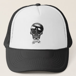 W'n Scroll Sugar Skull Moeder Trucker Pet