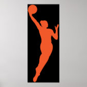 WNBA Basketball Poster (Voorkant)