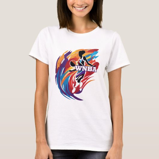 WNBA professioneel basketbal Shirt voor vrouwen (Voorkant)