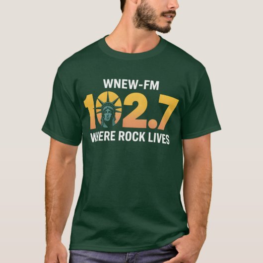 WNEW-FM 102.7 T-SHIRT (Voorkant)