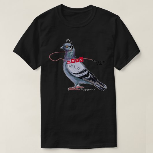 WNYC pigeon 24 T-shirt (Design voorkant)