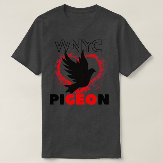 Wnyc Pigeon Edition 1 T-shirt (Design voorkant)