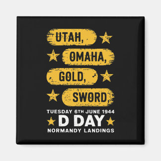 WO2 D Dag Stranden Tweede Wereldoorlog Legerheld N Magneet