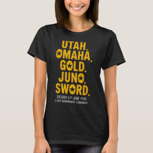 WO2 D Dag Stranden Tweede Wereldoorlog Legerheld N T-shirt