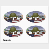 WO2 Kilroy Ovale Sticker (Vel)