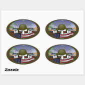 WO2 Kilroy Ovale Sticker (Vel)