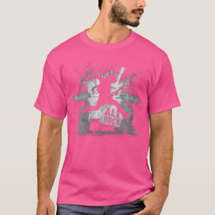Wo Alt Rock Energy Grunge gitarist Punk Watercolo T-shirt