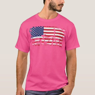 Wo Amerikaanse vlag BMX Kleding BMX T-shirt