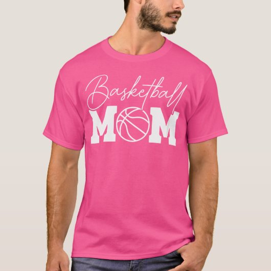 Wo Basketball Mom T-shirt (Voorkant)