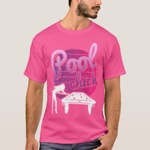 Wo Biljart Joke Zwembad Kuiken Vrouw Biljart Zwemb T-shirt