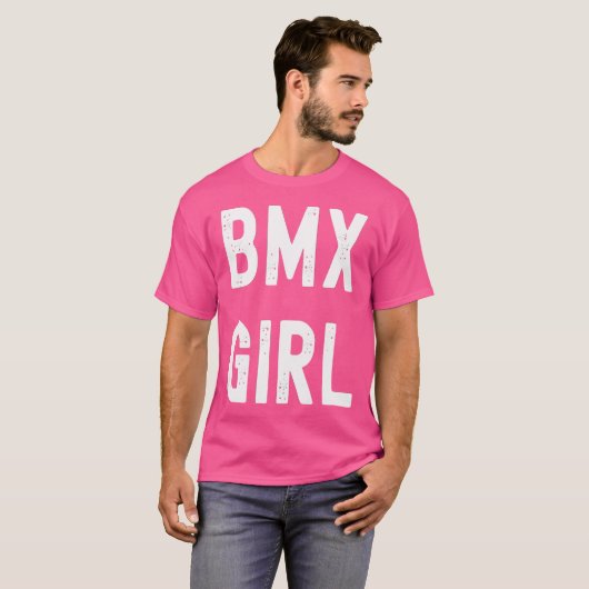 Wo Bmx Lover Bmx Girl T-shirt (Voorkant volledig)