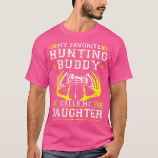 Wo Bow Jagen Dochter Boogschieten Herten Antlers H T-shirt
