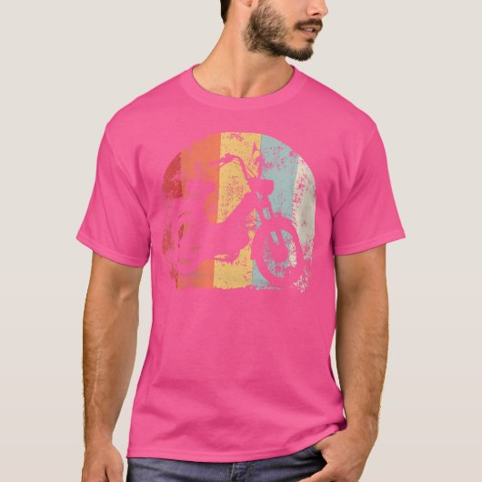 Wo bromfiets fiets motorfiets t-shirt (Voorkant)