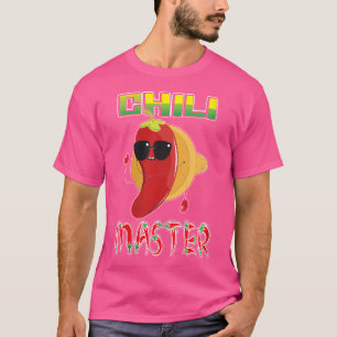 Wo Chili Master Soep Stoofpot Eten Wedstrijd Kookw T-shirt