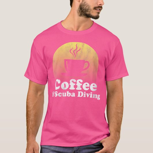 Wo Coffee en Duiken T-shirt (Voorkant)