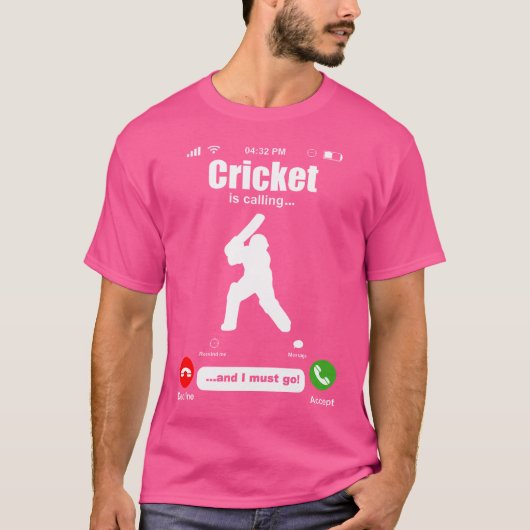 Wo Cricket Merchandise Cricket Equipment T-shirt (Voorkant)