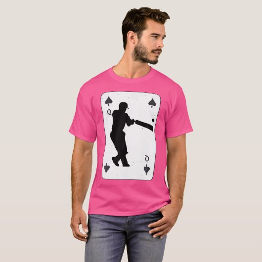 Wo Cricket Merchandise Cricket Equipment T-shirt (Voorkant volledig)