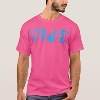 Wo Dive Silhouette - Springplankduiken T-shirt