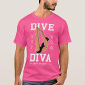 Wo Diving Diva T-shirt (Voorkant)