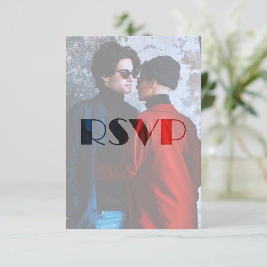 Wo Do - Stedelijke herfstbruiloft - RSVP (Staand voorkant)