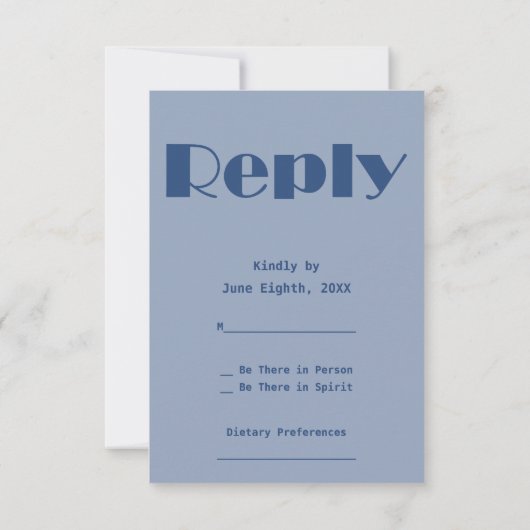 Wo Do - Stedelijke herfstbruiloft - RSVP (Achterkant)