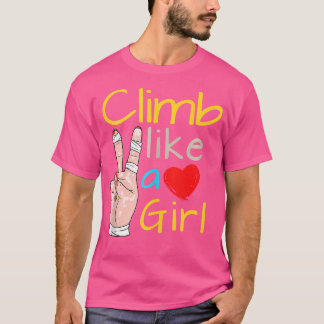 Wo en Meisjes Rotsklimmen T-shirt
