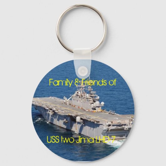 Wo, Family & Friends of, USS Iwo Jima LHD-7 Sleutelhanger (Voorkant)