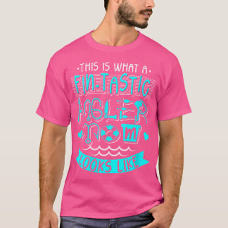 Wo Fintastic Angler Moeder Vis Gevist Visser T-shirt