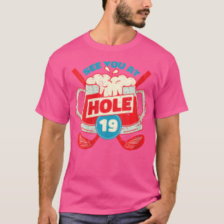 Wo Funny Golf Gezegde met golfclub als een leuke g T-shirt