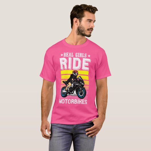 Wo Funny Motorcycle Lover Motorbike T-shirt (Voorkant volledig)
