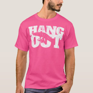 Wo Grappig Hang Gliding Hang Out Hang Glider Vlieg T-shirt