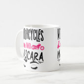 Wo Grappige Motorliefhebber Motorfiets Koffiemok (Voorkant links)